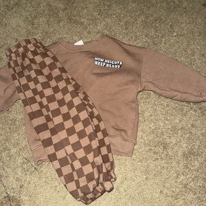 Zara Kids Brown Matching Set